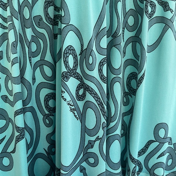 🏝️ Mara Hoffman Dress Small Teal - Picture 8 of 11
